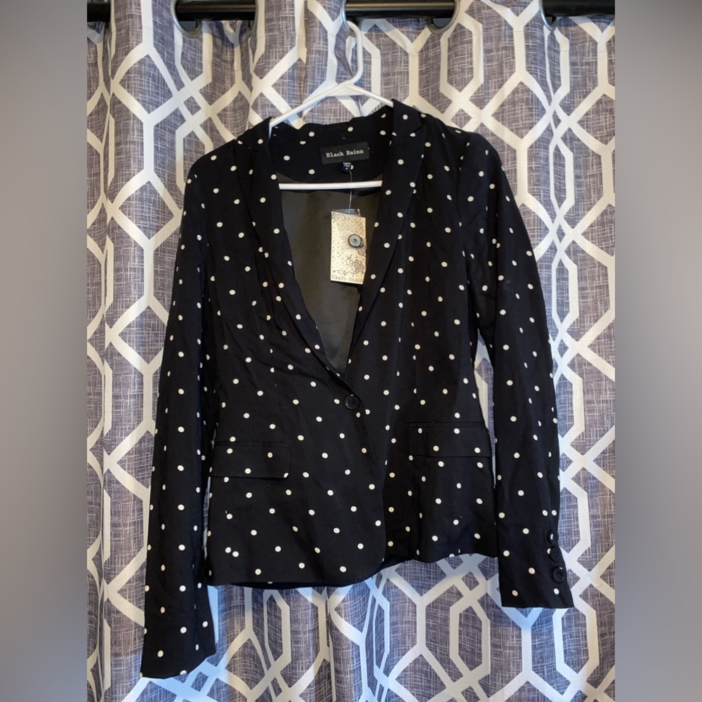 Black Rainn Blazer Suit Jacket
